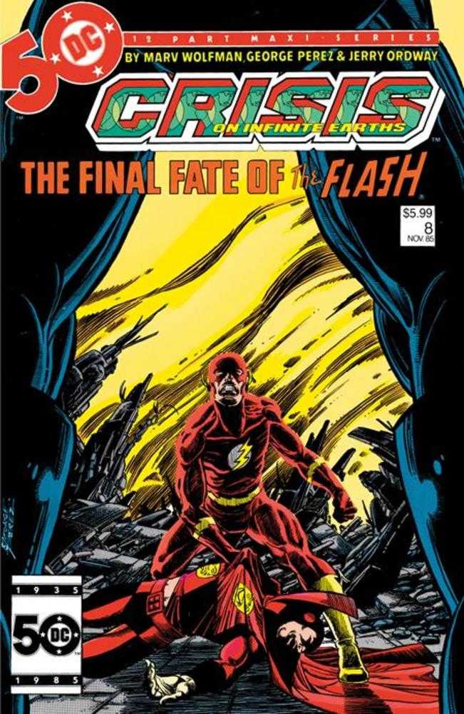 Crisis On Infinite Earths #8 Facsimile Edition Cover B George Perez Foil Variant | BD Cosmos