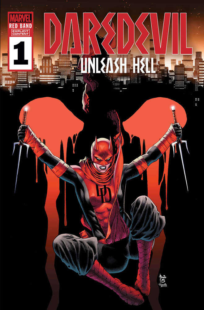 DAREDEVIL UNLEASH HELL RED BAND #1 MARVEL Philip Tan 01/08/2025 | BD Cosmos