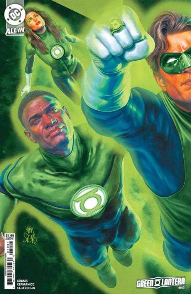 Green Lantern #18 Cover B Mark Spears Connecting Card Stock Variant | BD Cosmos