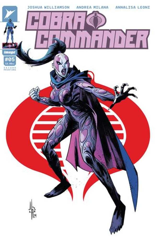 Cobra Commander #5 2nd Print Image Release 10/30/2024 | BD Cosmos