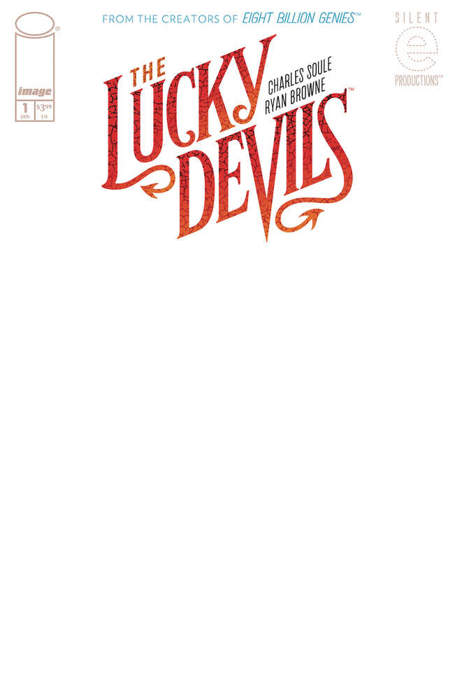 Lucky Devils #1 IMAGE C Blank Sketch Cover Release 01/08/2025 | BD Cosmos