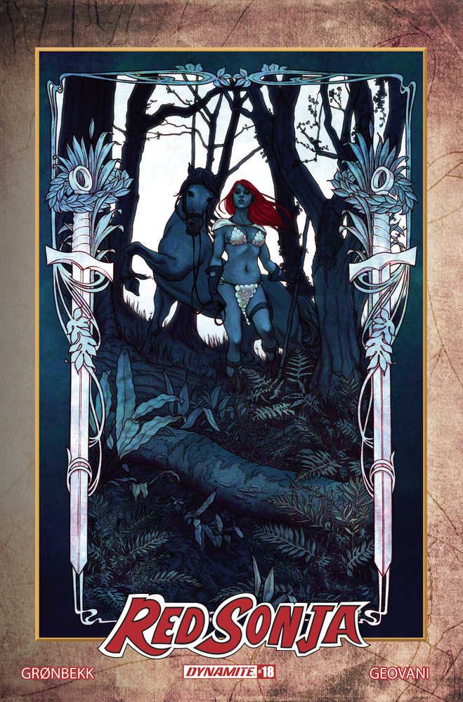 Red Sonja 2023 #18 DYNAMITE 1:10 Frison Modern Icon Release 01/29/2025 | BD Cosmos