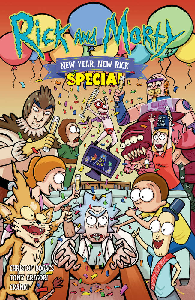 Rick & Morty New Year New Rick Special #1 ONI A Release 01/01/2025 | BD Cosmos