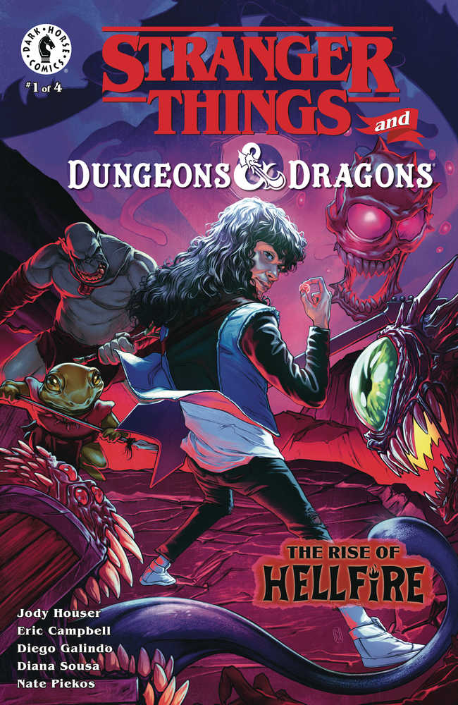 Stranger Things & D&D Rise of Hellfire #1 DH E Malavia Release 02/19/2025 | BD Cosmos