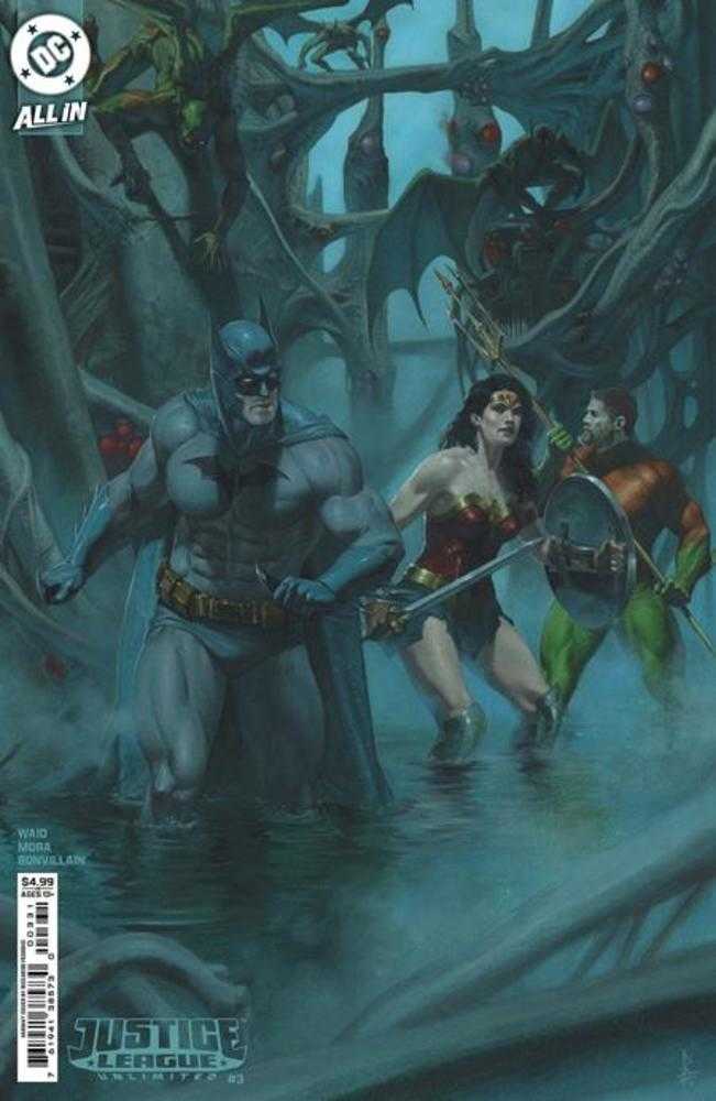 Justice League Unlimited #3 Cover D Riccardo Federici Card Stock Variant | BD Cosmos