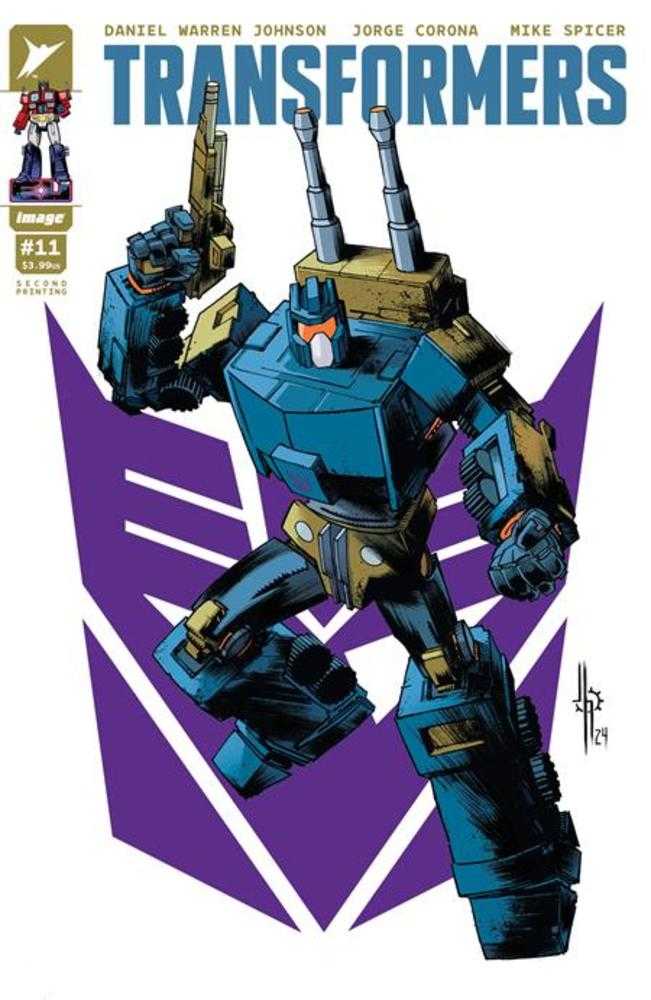 Transformers #11 2nd Print Image A Jason Howard Decepticon 12/11/2024 | BD Cosmos