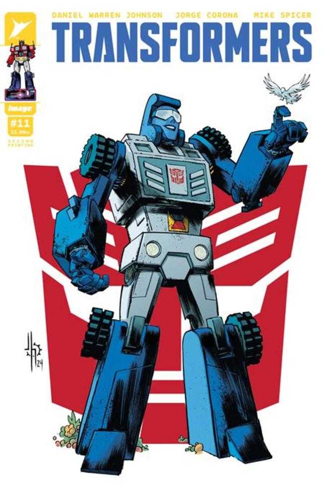 Transformers #11 2nd Print Image B Jason Howard Autobot 12/11/2024 | BD Cosmos