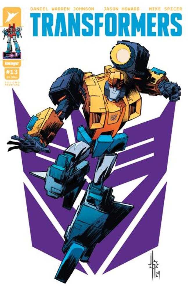 Transformers #13 2nd Print Image A Jason Howard Decepticon 12/11/2024 | BD Cosmos