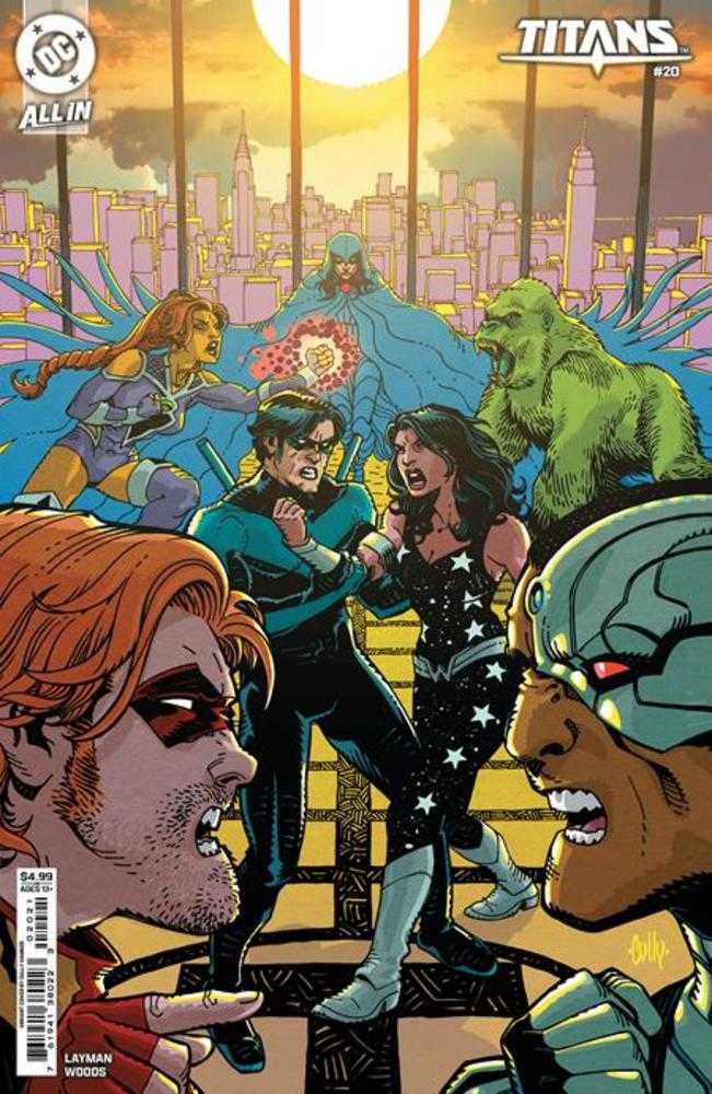 Titans #20 Cover B Cully Hamner Card Stock Variant | BD Cosmos