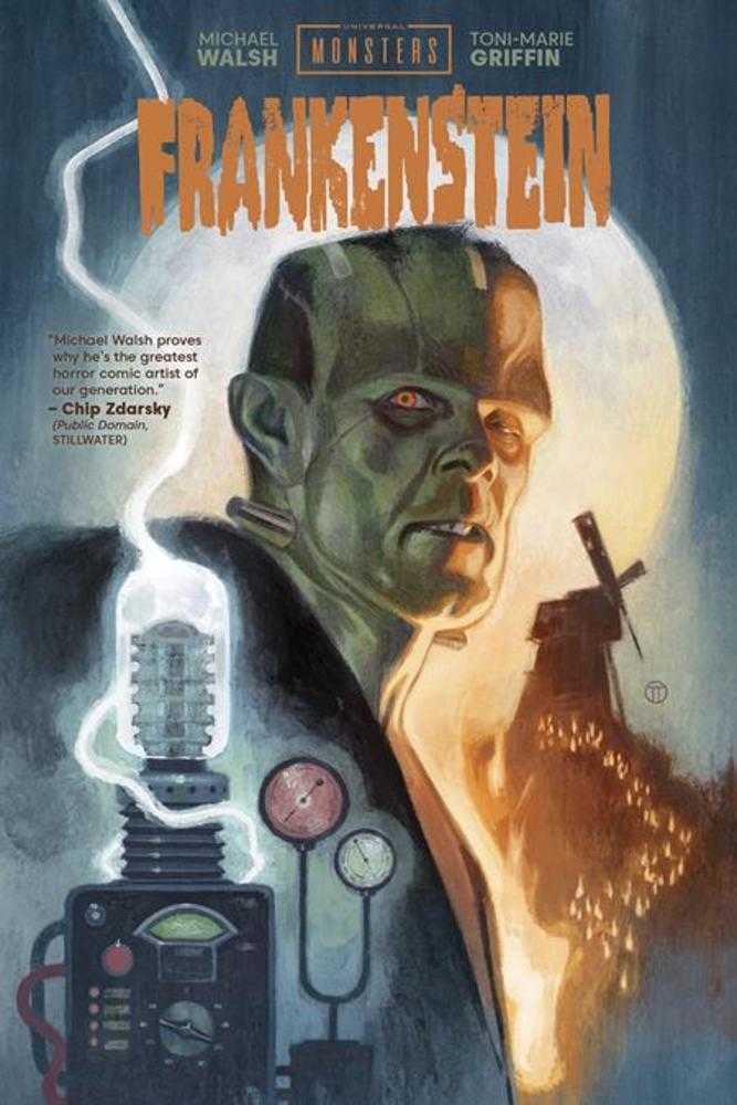 Universal Monsters Frankenstein Hardcover Direct Market Exclusive Julian Totino Tedesco Cover | BD Cosmos