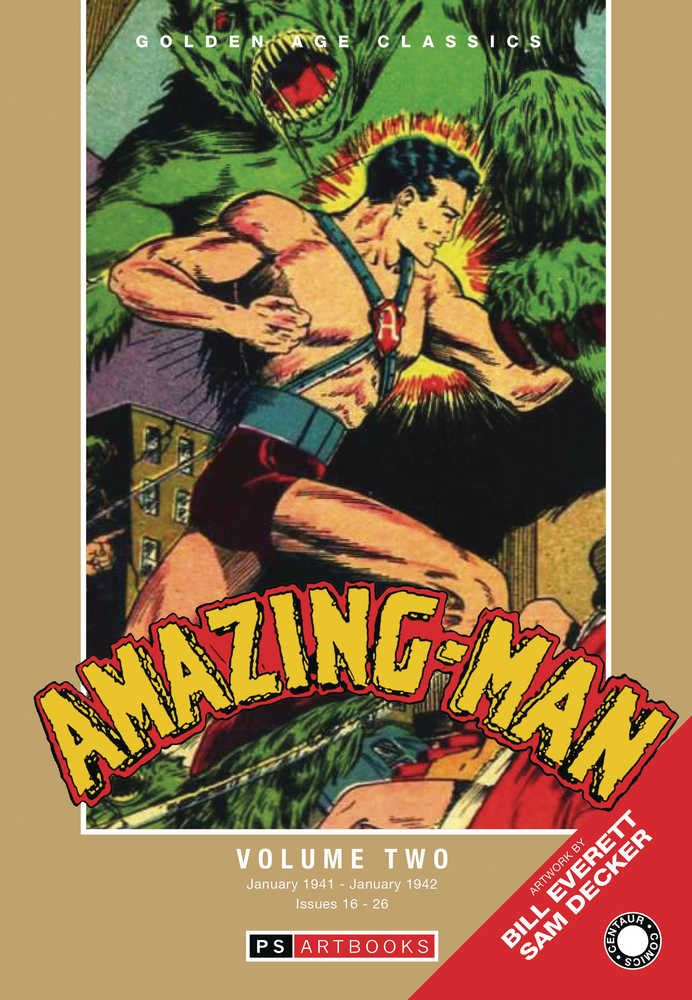 Golden Age Classics Amazing Man Hardcover Volume 02 | BD Cosmos