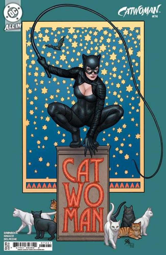 Catwoman #74 Cover B Frank Cho Card Stock Variant | BD Cosmos