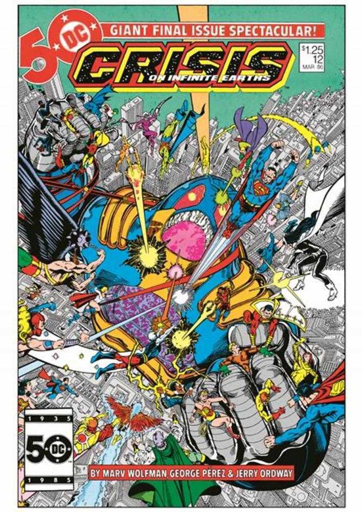 Crisis On Infinite Earths #12 Facsimile A DC George Perez Release 03/19/2025 | BD Cosmos