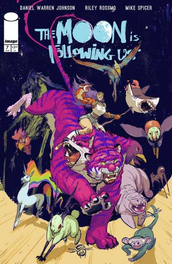 The Moon Is Following Us #7 (Of 10) Cover A Riley Rossmo & Mike Spicer | BD Cosmos