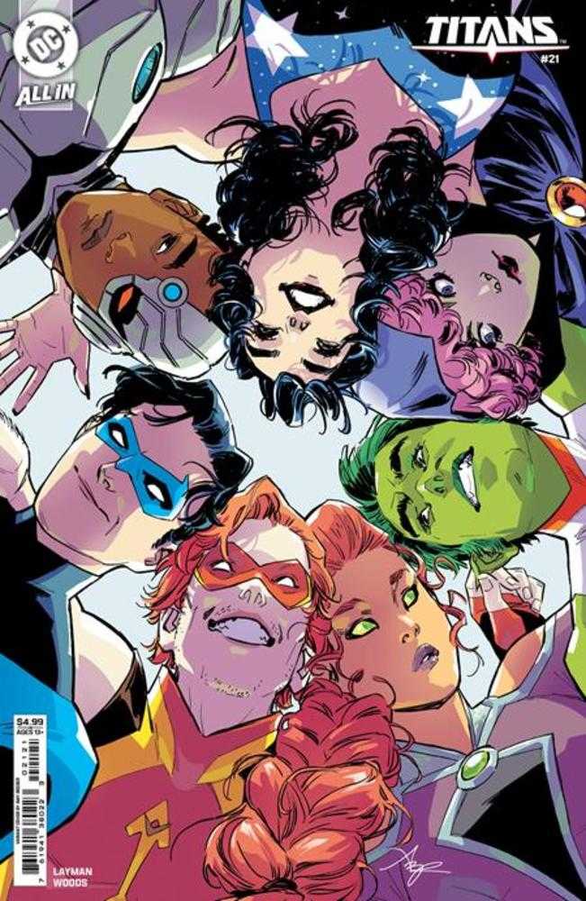 Titans #21 Cover C Amy Reeder Card Stock Variant | BD Cosmos