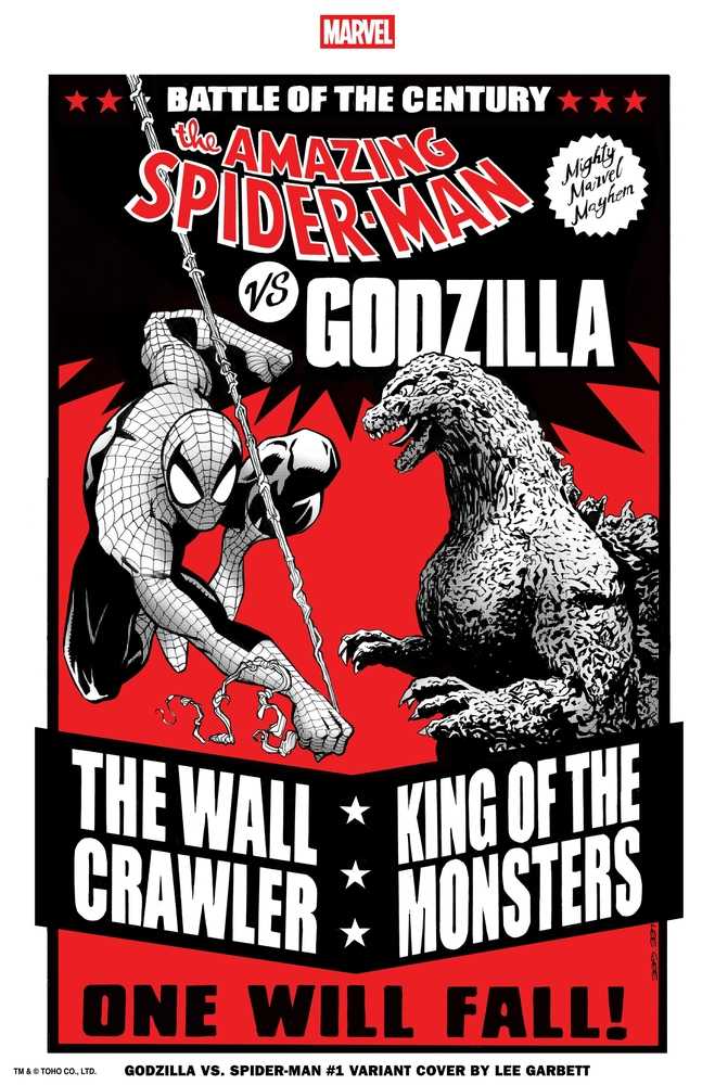 Godzilla vs. Spider-Man #1 MARVEL Lee Garbett Versus 04/30/2025 | BD Cosmos