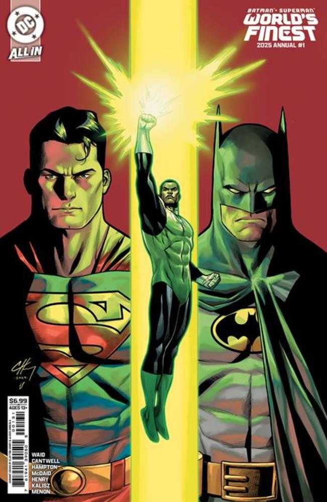 Batman Superman Worlds Finest 2025 Annual #1 (One Shot) Cover B Clayton Henry Card Stock Variant (We Are Yesterday) | BD Cosmos