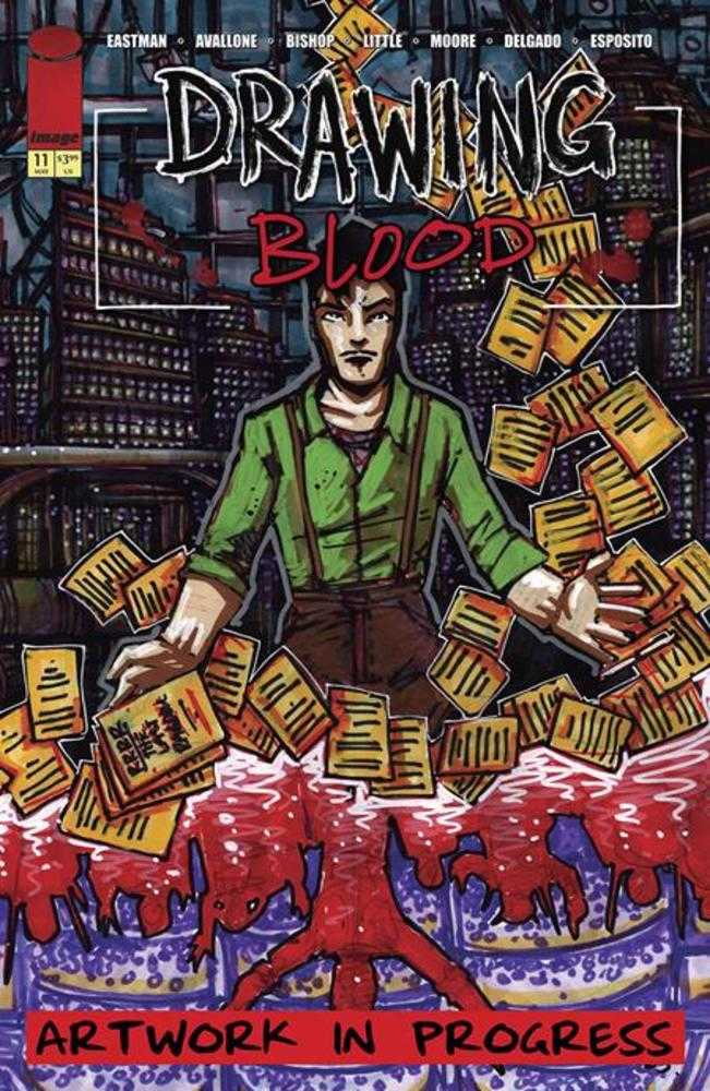 Drawing Blood #11 [Of 12] IMAGE A Kevin Eastman Release 01/28/2026 | BD Cosmos