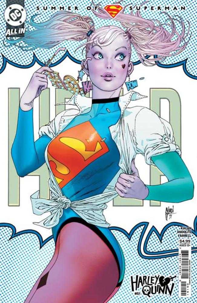 Harley Quinn #51 Cover D Guillem March Supersmash-Up Card Stock Variant | BD Cosmos