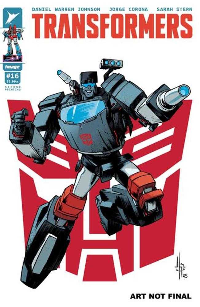 Transformers #16 2nd Print Image B Jason Howard Autobot 04/09/2025 | BD Cosmos