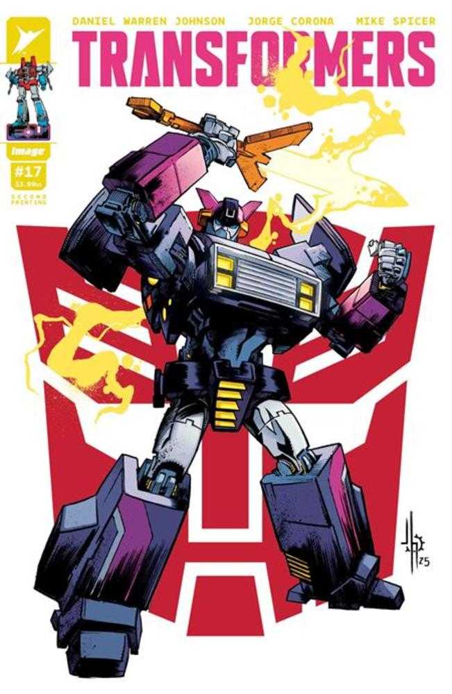 Transformers #17 2nd Print iMAGE B Jason Howard Autobot 04/09/2025 | BD Cosmos