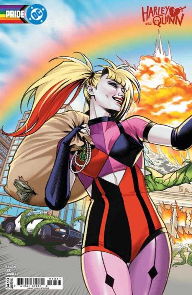 Harley Quinn #52 Cover D Betsy Cola DC Pride Connecting Card Stock Variant | BD Cosmos