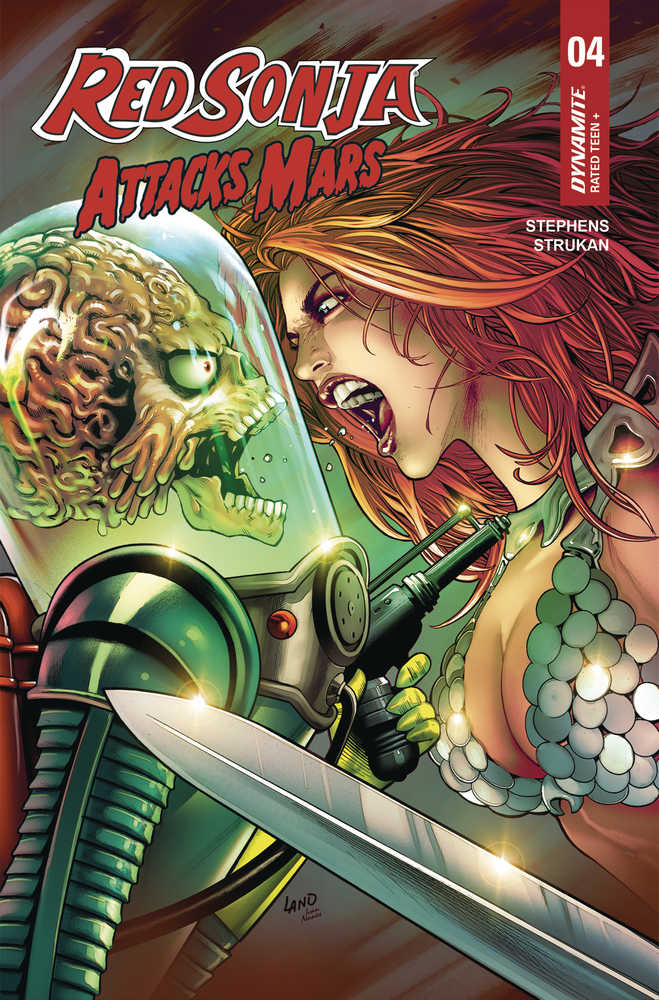 Red Sonja Attacks Mars #4 DYNAMITE C Land 07/23/2025 | BD Cosmos