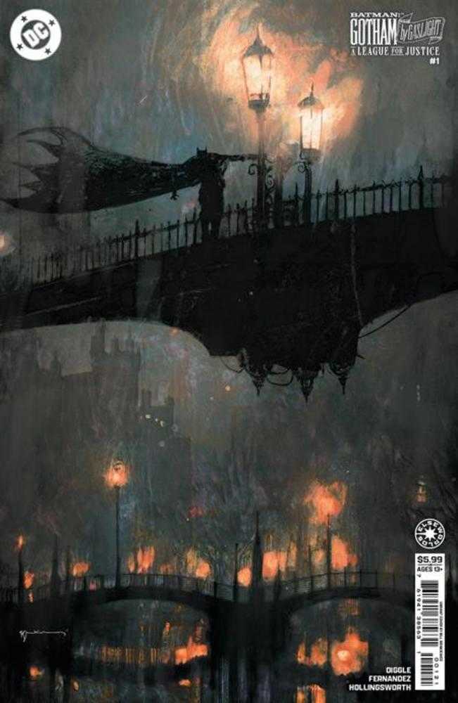 Batman Gotham By Gaslight A League For Justice #1 (Of 6) Cover C Bill Sienkiewicz Card Stock Variant | BD Cosmos