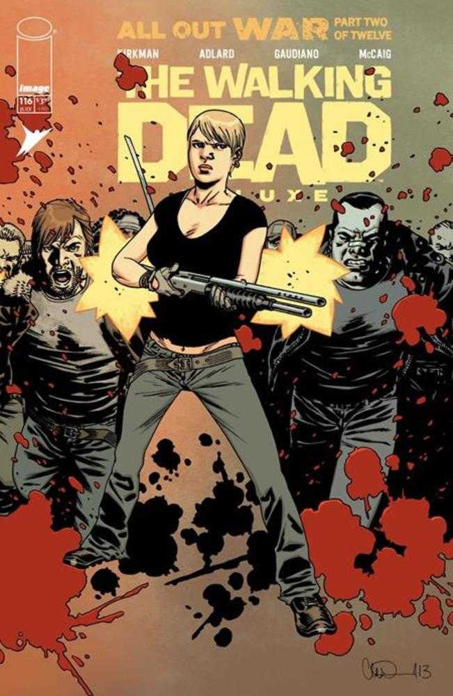 Walking Dead Deluxe #116 Cover B Charlie Adlard & Dave Mccaig Variant (Mature) | BD Cosmos