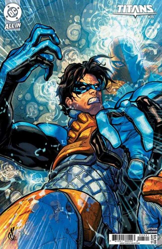 Titans #25 Cover B Carlos Danda Card Stock Variant | BD Cosmos