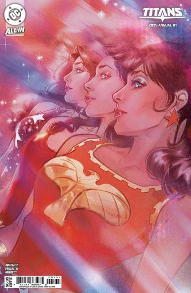 Titans 2025 Annual #1 (One Shot) Cover C Joelle Jones Card Stock Variant | BD Cosmos