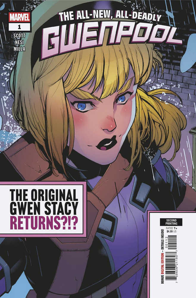 Gwenpool #1 2nd Print Marvel Stefano Nesi 06/25/2025 | BD Cosmos