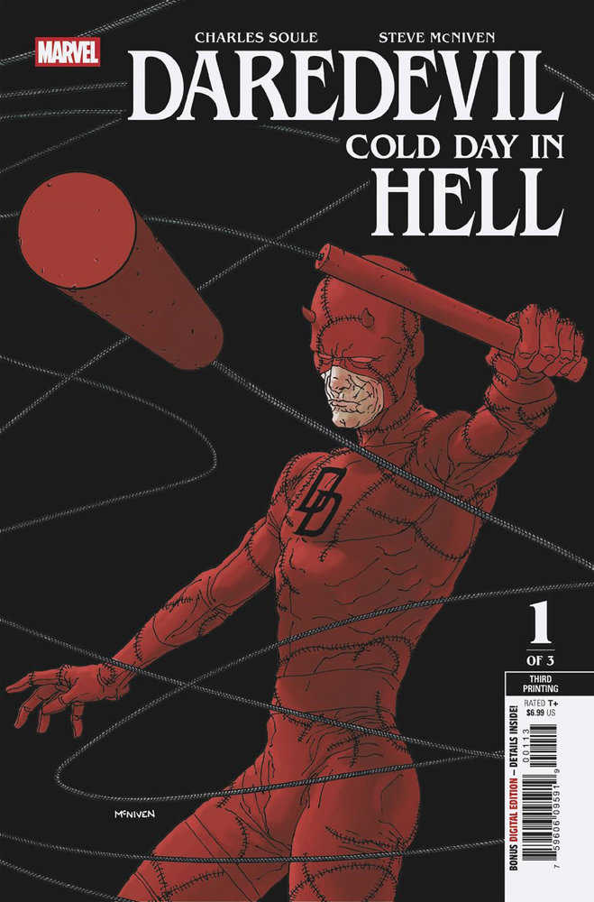 Daredevil Cold Day In Hell #1 3rd Print Marvel Steve Mcniven 07/02/2025 | BD Cosmos