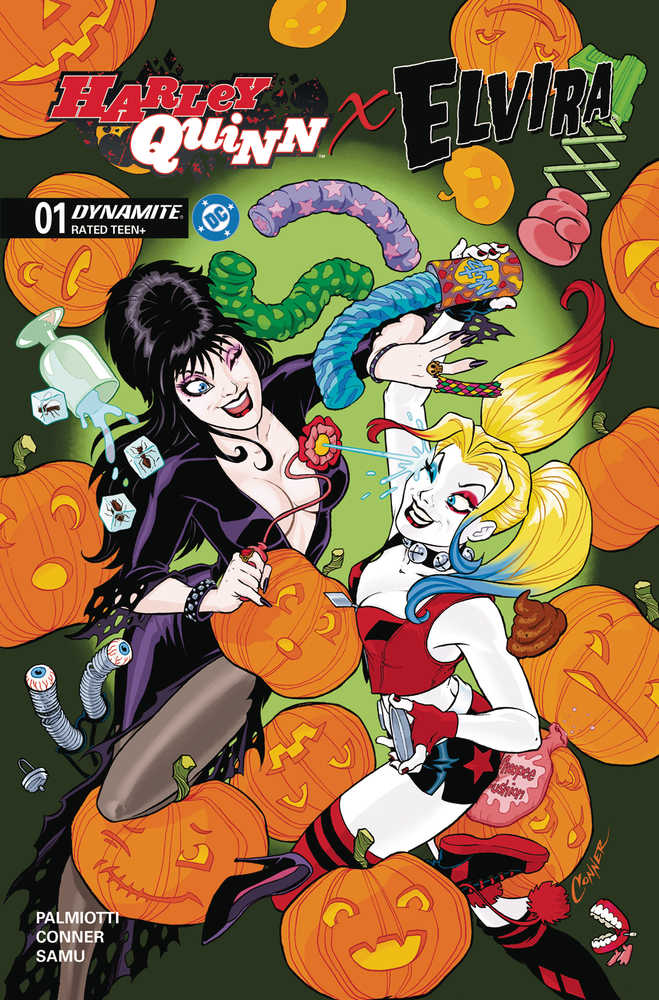 Harley Quinn X Elvira #1 DYNAMITE A Conner 1 10/08/2025 | BD Cosmos