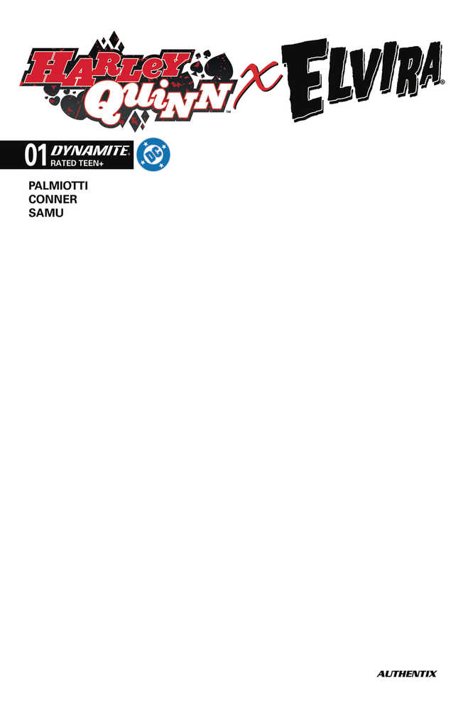 Harley Quinn X Elvira #1 DYNAMITE J Blank 10/08/2025 | BD Cosmos