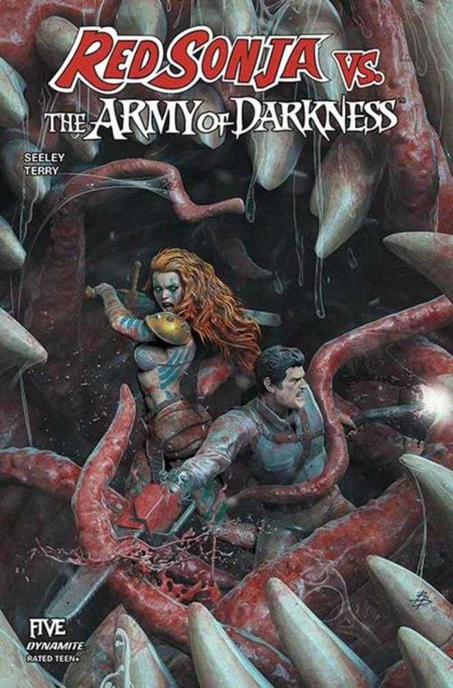 Red Sonja vs Army Of Darkness #5 Dynamite A Bjorn Barends 08/27/2025 | BD Cosmos