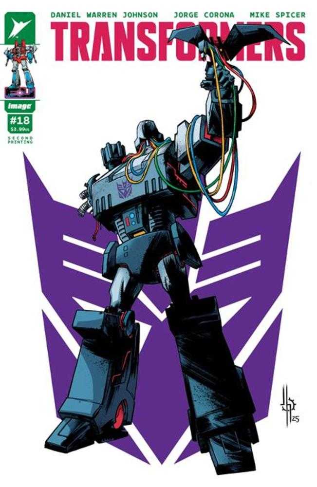 Transformers #18 2nd Print Image A Howard Decepticon 07/02/2025 | BD Cosmos
