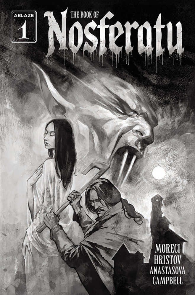 Book Of Nosferatu #1 ABLAZE B Hristov B&W 10/21/2026 | BD Cosmos