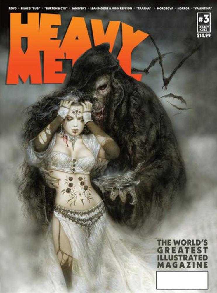 Heavy Metal Magazine #3 MASSIVE A Luis Royo 10/08/2025 | BD Cosmos