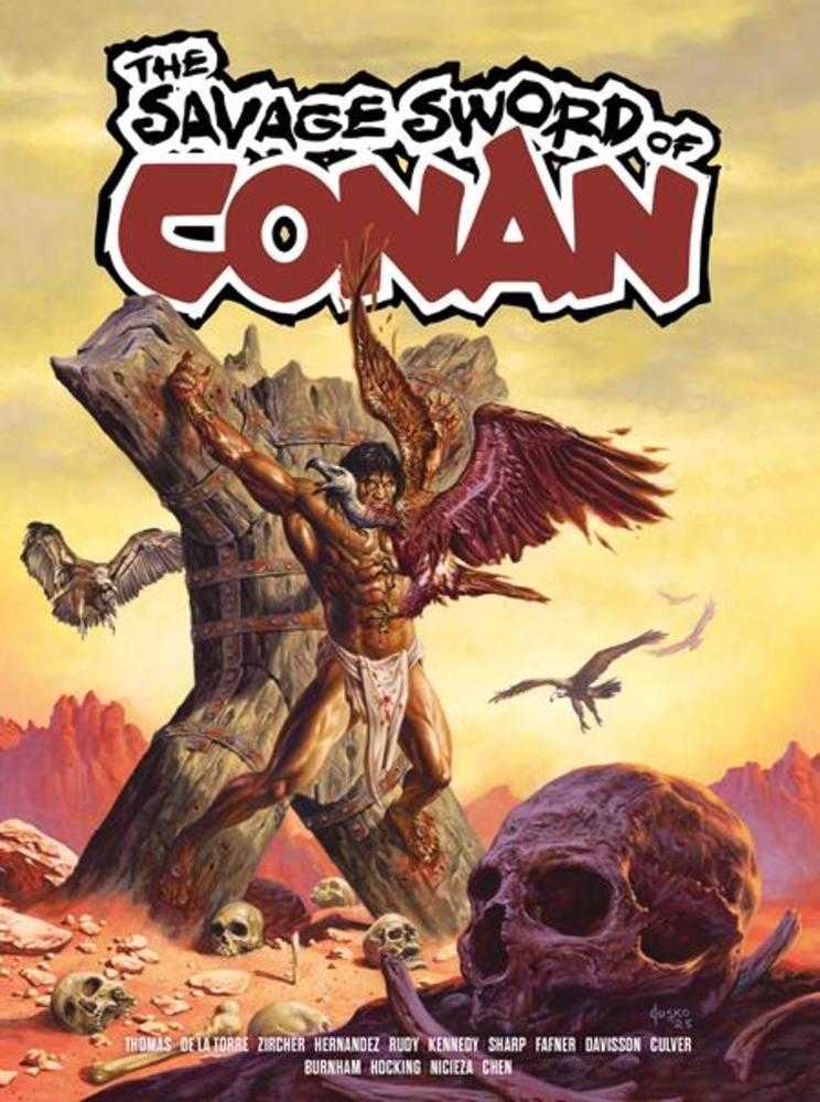 Savage Sword Of Conan TPB Volume 03 Direct Market Edition Joe Jusko Cover (Mature) | BD Cosmos