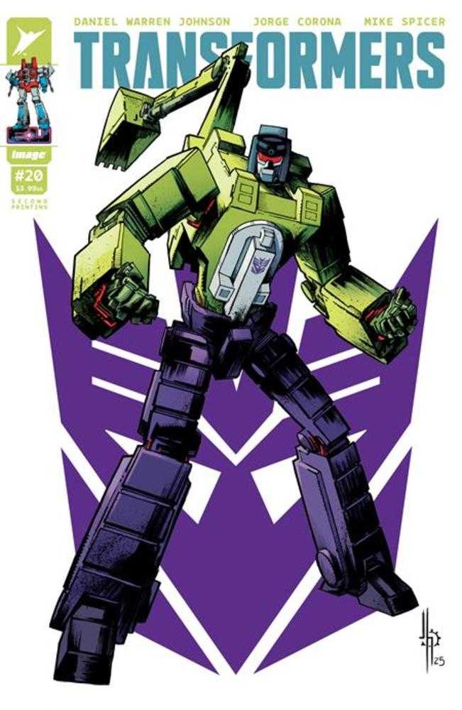 Transformers #20 2nd Print IMAGE A Jason Howard Decepticon Cover 09/03/2025 | BD Cosmos