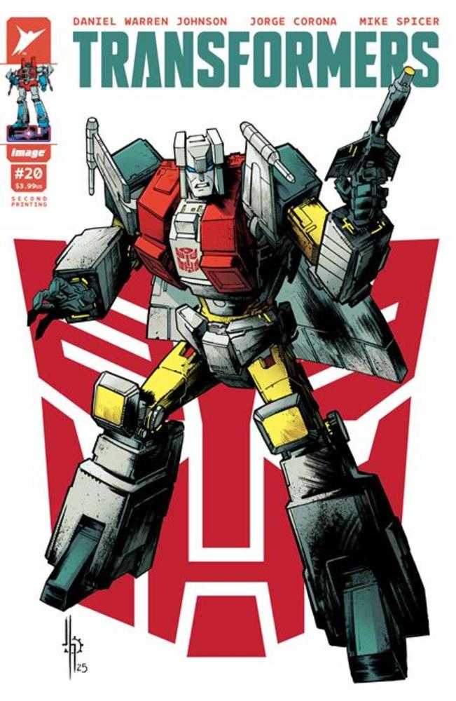 Transformers #20 2nd Print IMAGE B Jason Howard Autobot 09/03/2025 | BD Cosmos