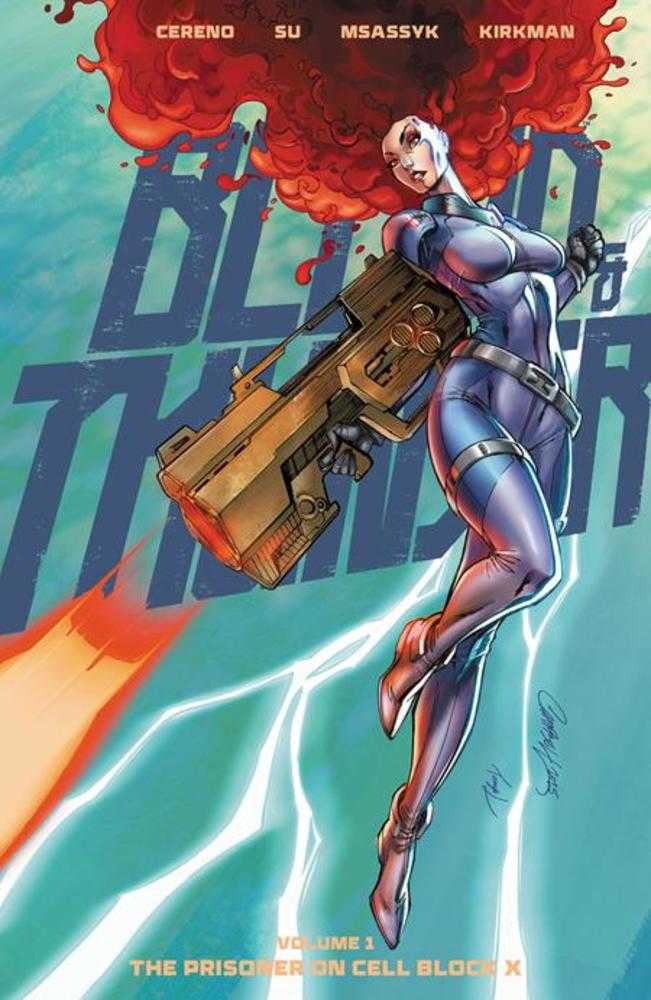 Blood & Thunder TPB Volume 01 J Scott Campbell Direct Market Exclusive Cover | BD Cosmos