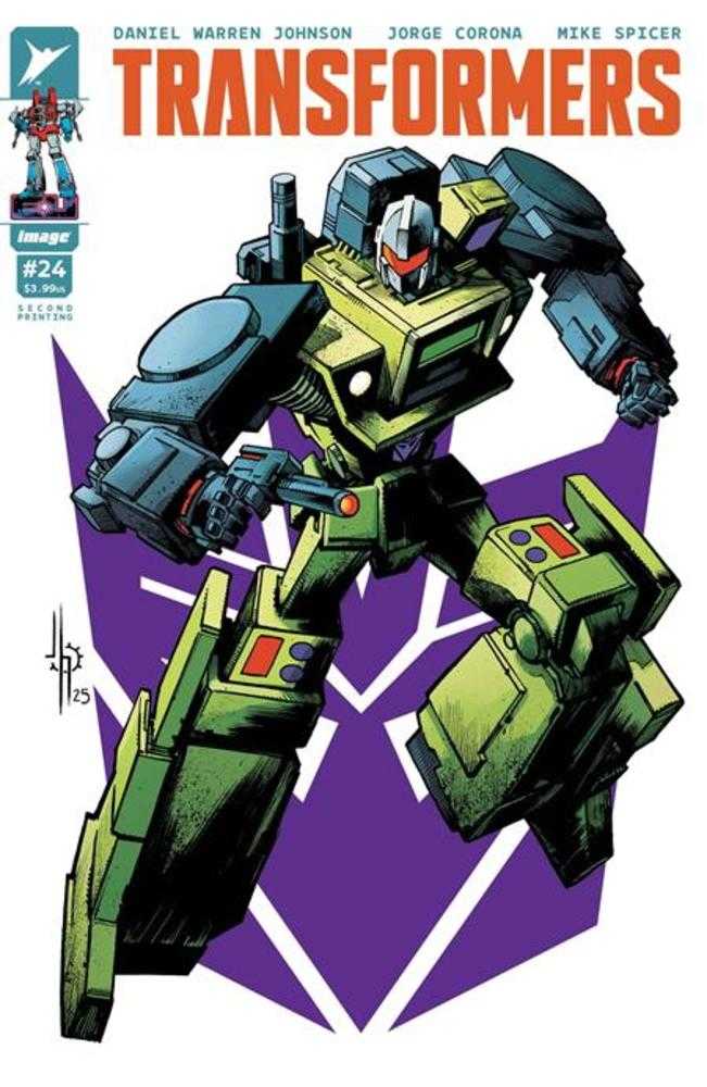 Transformers #24 2nd Printing IMAGE A Howard Decepticon 10/29/2025 | BD Cosmos