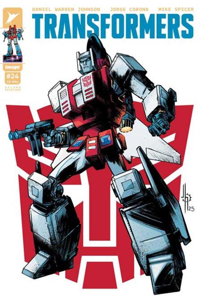 Transformers #24 2nd Printing IMAGE B Howard Autobot 10/29/2025 | BD Cosmos