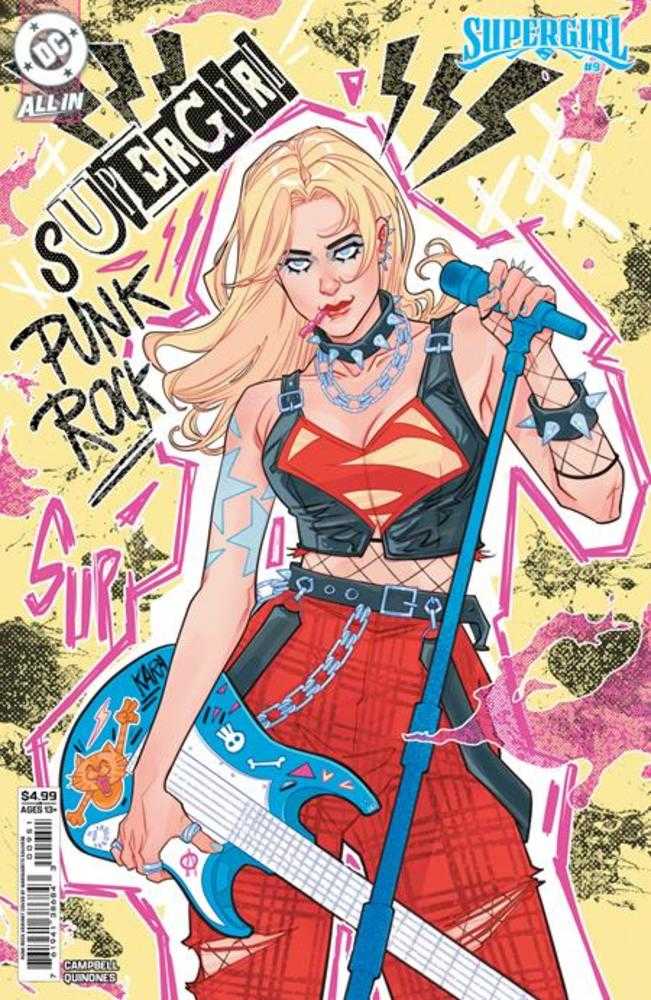 Supergirl #9 Cover F Marguerite Sauvage Punk Rock Card Stock Variant | BD Cosmos