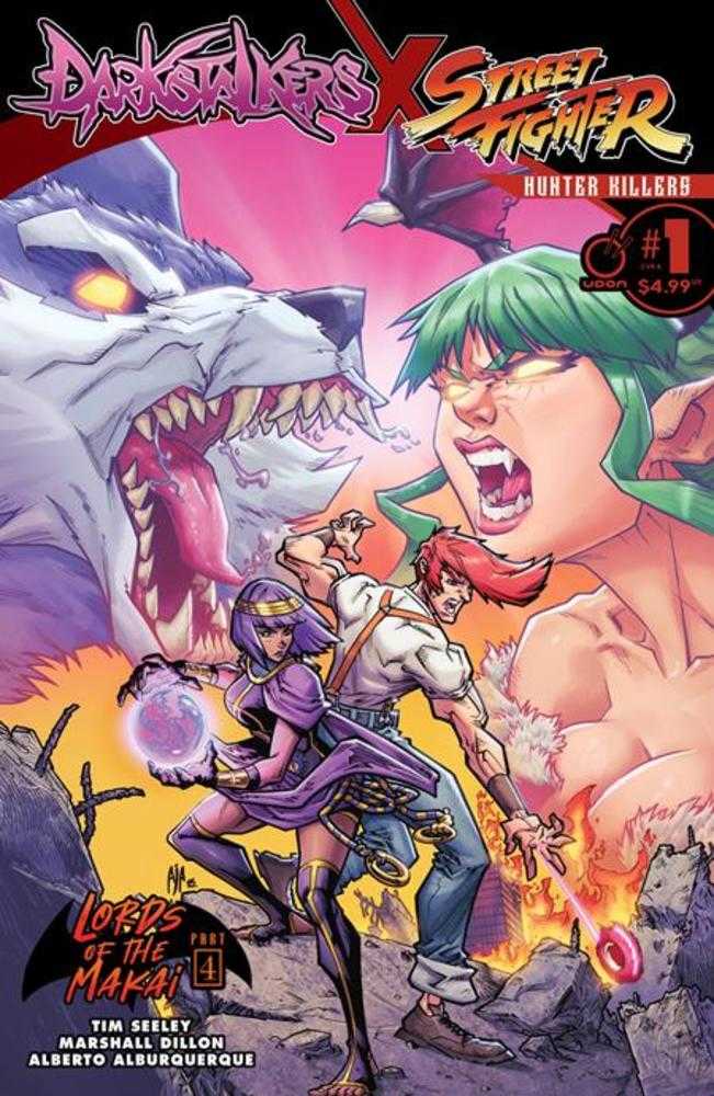 Darkstalkers X Street Fighter Hunter Killers #1 UDON A Alberto Alburquerque 02/25/2026 | BD Cosmos