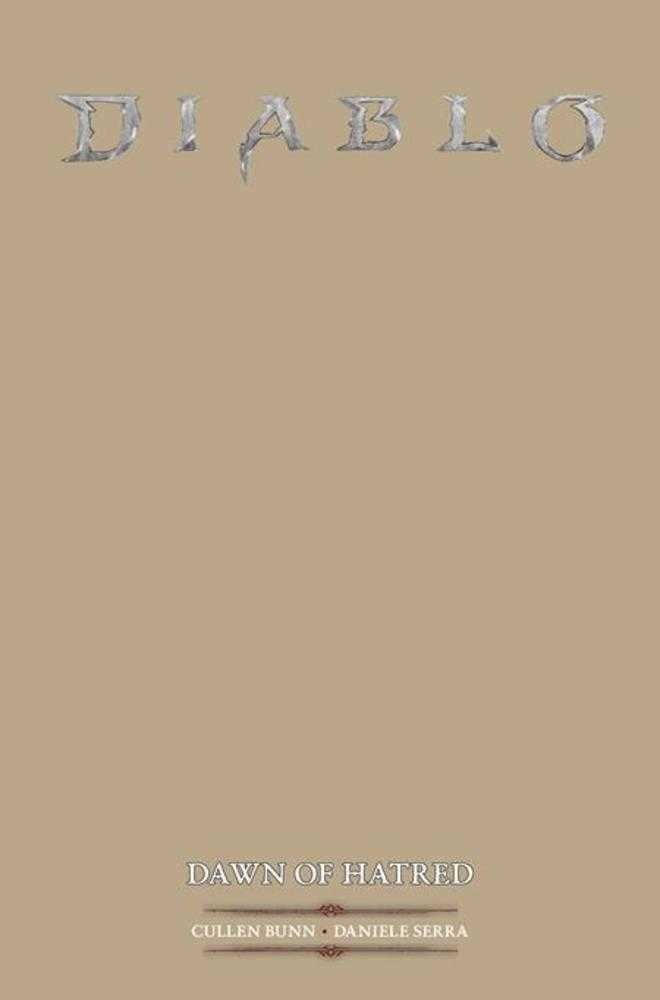 Diablo Dawn Of Hatred #1 [Of 4] TITAN E Blank Sketch  02/11/2026 | BD Cosmos