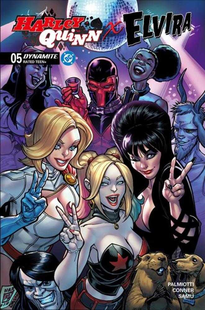 Harley Quinn X Elvira #5 DYNAMITE B Chad Hardin 02/18/2026 | BD Cosmos