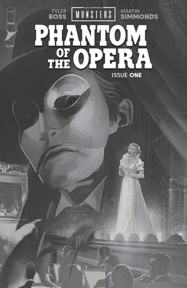 Universal Monsters Phantom Of The Opera #1 [Of 4] IMAGE D 1:25 Middleton B&W Classic 02/18/2026 | BD Cosmos